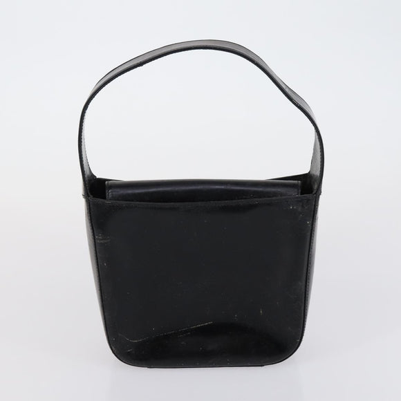 GUCCI GG Canvas Shoulder Bag Leather 3 Set Beige Black Auth 150481