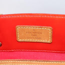 LOUIS VUITTON Monogram Vernis Reade MM Hand Bag Red Rouge M91086 LV Auth 150501-10