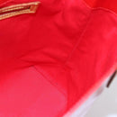 LOUIS VUITTON Monogram Vernis Reade MM Hand Bag Red Rouge M91086 LV Auth 150501-18