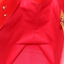 LOUIS VUITTON Monogram Vernis Reade MM Hand Bag Red Rouge M91086 LV Auth 150501-19