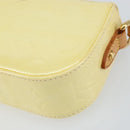 LOUIS VUITTON Monogram Vernis Malibu Street Bag Perle M91507 LV Auth 150502-16