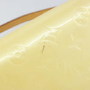 LOUIS VUITTON Monogram Vernis Malibu Street Bag Perle M91507 LV Auth 150502-9