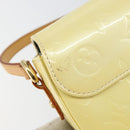 LOUIS VUITTON Monogram Vernis Malibu Street Bag Perle M91507 LV Auth 150502-10