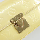 LOUIS VUITTON Monogram Vernis Malibu Street Bag Perle M91507 LV Auth 150502-18