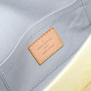 LOUIS VUITTON Monogram Vernis Malibu Street Bag Perle M91507 LV Auth 150502-20