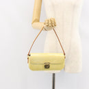 LOUIS VUITTON Monogram Vernis Malibu Street Bag Perle M91507 LV Auth 150502-24