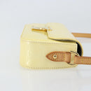 LOUIS VUITTON Monogram Vernis Malibu Street Bag Perle M91507 LV Auth 150502-3