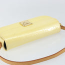 LOUIS VUITTON Monogram Vernis Malibu Street Bag Perle M91507 LV Auth 150502-6