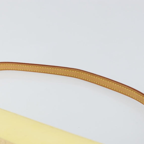 LOUIS VUITTON Monogram Vernis Malibu Street Bag Perle M91507 LV Auth 150502