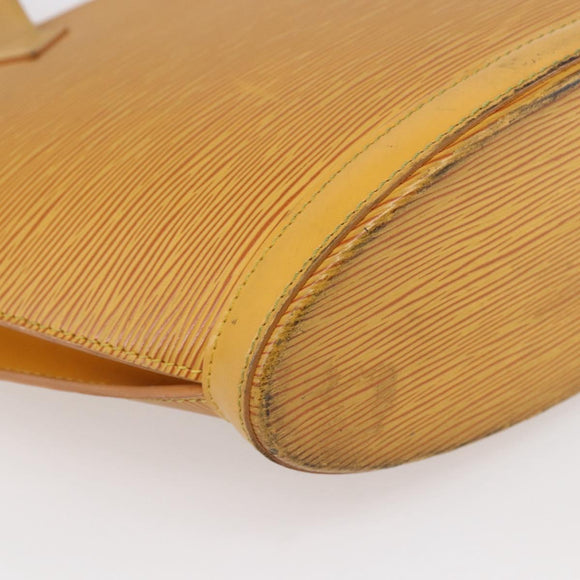 LOUIS VUITTON Epi Saint Jacques Hand Bag Yellow M52279 LV Auth 150504