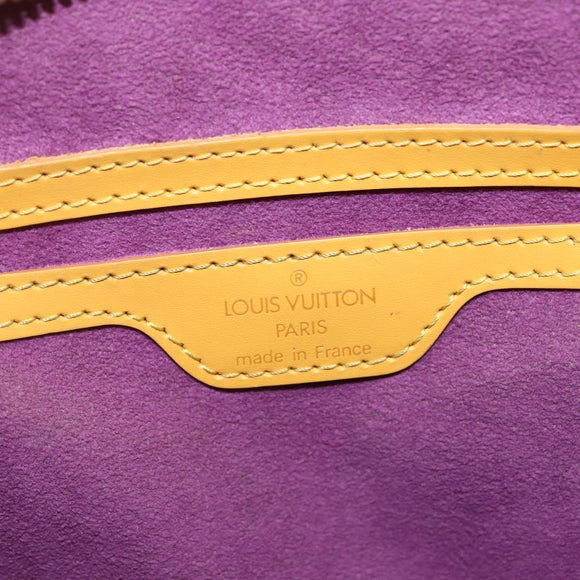 LOUIS VUITTON Epi Saint Jacques Hand Bag Yellow M52279 LV Auth 150504