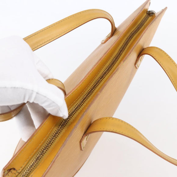 LOUIS VUITTON Epi Saint Jacques Hand Bag Yellow M52279 LV Auth 150504