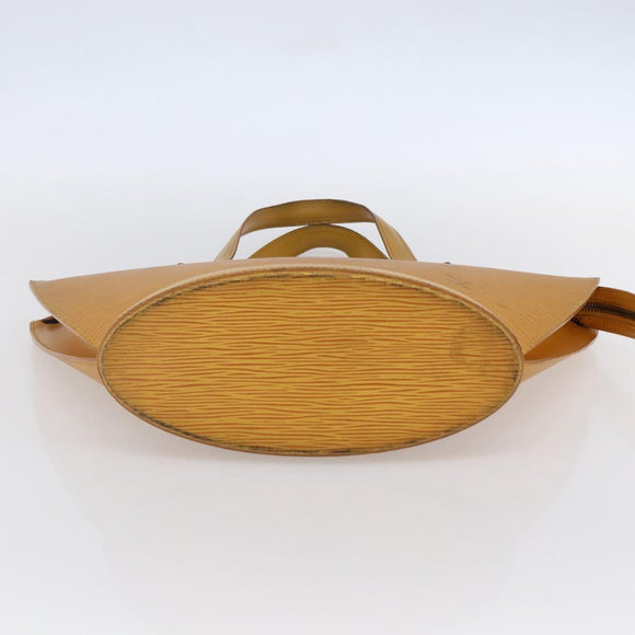 LOUIS VUITTON Epi Saint Jacques Hand Bag Yellow M52279 LV Auth 150504