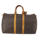 LOUIS VUITTON Monogram Keepall 45 Boston Bag M41428 LV Auth 150505-2