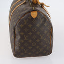 LOUIS VUITTON Monogram Keepall 45 Boston Bag M41428 LV Auth 150505-4
