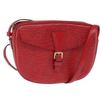 LOUIS VUITTON Epi Jeune Fille MM Shoulder Bag Red M52157 LV Auth 150510