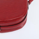 LOUIS VUITTON Epi Jeune Fille MM Shoulder Bag Red M52157 LV Auth 150510-17