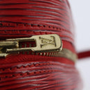 LOUIS VUITTON Epi Jeune Fille MM Shoulder Bag Red M52157 LV Auth 150510-9