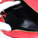 LOUIS VUITTON Epi Jeune Fille MM Shoulder Bag Red M52157 LV Auth 150510-21