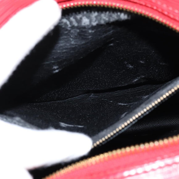 LOUIS VUITTON Epi Jeune Fille MM Shoulder Bag Red M52157 LV Auth 150510