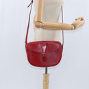 LOUIS VUITTON Epi Jeune Fille MM Shoulder Bag Red M52157 LV Auth 150510-22