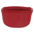 LOUIS VUITTON Epi Jeune Fille MM Shoulder Bag Red M52157 LV Auth 150510-2