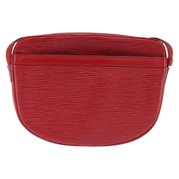 LOUIS VUITTON Epi Jeune Fille MM Shoulder Bag Red M52157 LV Auth 150510