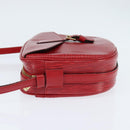 LOUIS VUITTON Epi Jeune Fille MM Shoulder Bag Red M52157 LV Auth 150510-3