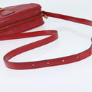 LOUIS VUITTON Epi Jeune Fille MM Shoulder Bag Red M52157 LV Auth 150510-7