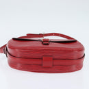 LOUIS VUITTON Epi Jeune Fille MM Shoulder Bag Red M52157 LV Auth 150510-5