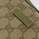 GUCCI GG Canvas Sherry Line Shoulder Bag Beige Gold 181092 Auth 150514-14