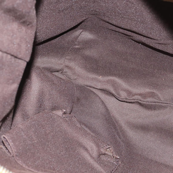 GUCCI GG Canvas Sherry Line Shoulder Bag Beige Gold 181092 Auth 150514