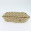GUCCI GG Canvas Sherry Line Shoulder Bag Beige Gold 181092 Auth 150514-9