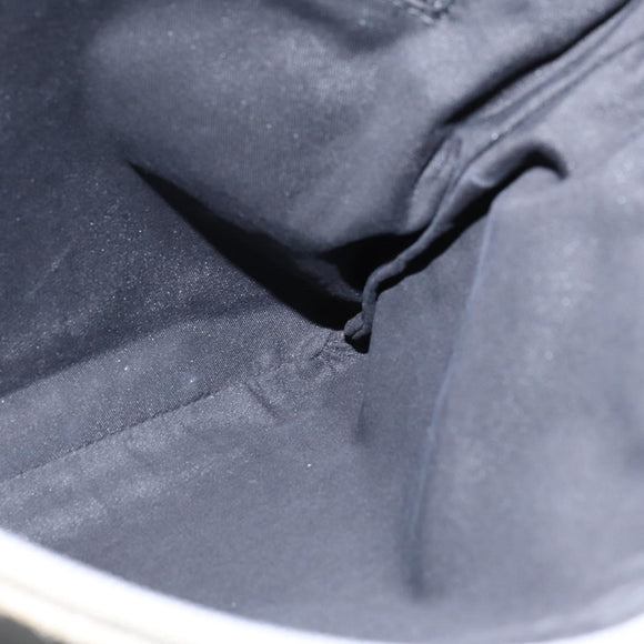 GUCCI GG Canvas Sherry Line Shoulder Bag Gray Silver 145857 Auth 150515