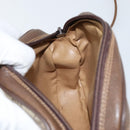 GUCCI GG Supreme Web Sherry Line Shoulder Bag PVC Beige Red Green Auth 150518-18