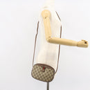 GUCCI GG Supreme Web Sherry Line Shoulder Bag PVC Beige Red Green Auth 150518-21