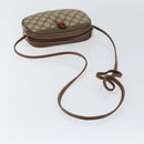 GUCCI GG Supreme Web Sherry Line Shoulder Bag PVC Beige Red Green Auth 150518-7