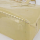 LOUIS VUITTON Monogram Vernis Wilshire PM Hand Bag Broncorail M91452 Auth 150528-9