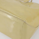 LOUIS VUITTON Monogram Vernis Wilshire PM Hand Bag Broncorail M91452 Auth 150528-15