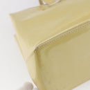 LOUIS VUITTON Monogram Vernis Wilshire PM Hand Bag Broncorail M91452 Auth 150528-16