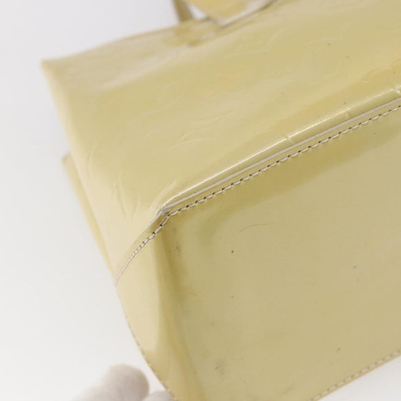 LOUIS VUITTON Monogram Vernis Wilshire PM Hand Bag Broncorail M91452 Auth 150528