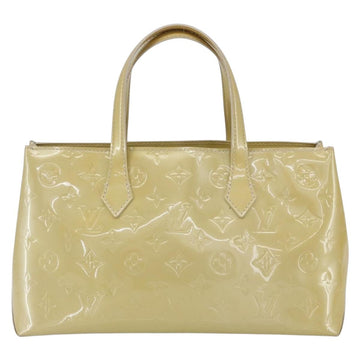 LOUIS VUITTON Monogram Vernis Wilshire PM Hand Bag Broncorail M91452 Auth 150528 - 0