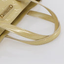 LOUIS VUITTON Monogram Vernis Wilshire PM Hand Bag Broncorail M91452 Auth 150528-7