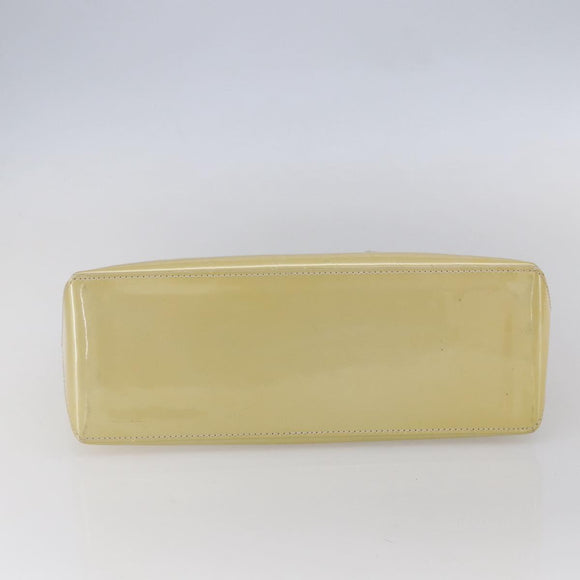 LOUIS VUITTON Monogram Vernis Wilshire PM Hand Bag Broncorail M91452 Auth 150528