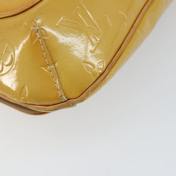 LOUIS VUITTON Monogram Vernis Thompson Street Bag Beige M91301 LV Auth 150529