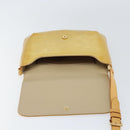 LOUIS VUITTON Monogram Vernis Thompson Street Bag Beige M91301 LV Auth 150529-16