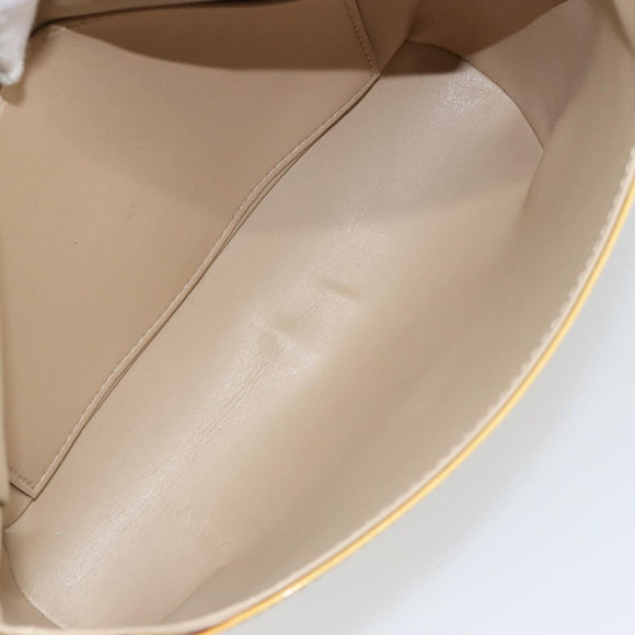 LOUIS VUITTON Monogram Vernis Thompson Street Bag Beige M91301 LV Auth 150529