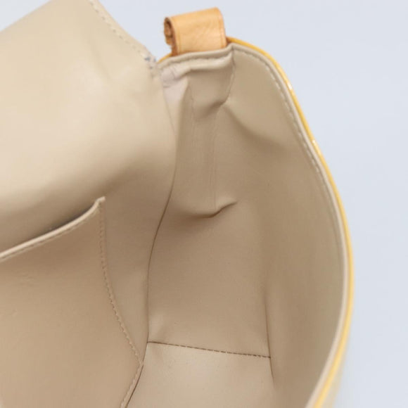 LOUIS VUITTON Monogram Vernis Thompson Street Bag Beige M91301 LV Auth 150529