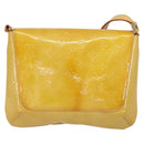 LOUIS VUITTON Monogram Vernis Thompson Street Bag Beige M91301 LV Auth 150529-3