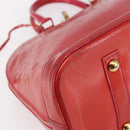 LOUIS VUITTON Monogram Vernis Alma GM Hand Bag Rose Pop M93625 LV Auth 150530-15